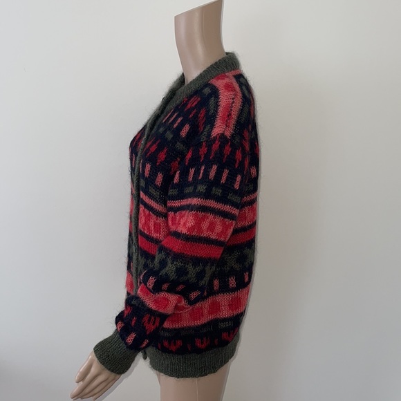 HANDCRAFTED | Longline multicolour cardigan - Picture 6 of 13